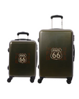 ROUTE 66 PACK DE MALETAS KAKI - TALLA ÚNICA