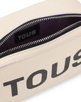 TOUS BANDOLERA T LYNN LOGO BEIGE - TALLA ÚNICA