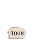 TOUS BANDOLERA T LYNN LOGO BEIGE - TALLA ÚNICA
