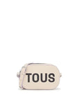 TOUS BANDOLERA T LYNN LOGO BEIGE - TALLA ÚNICA