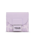 TOUS BILLETERA S FLAP K PIX MALVA OSCURO - TALLA ÚNICA