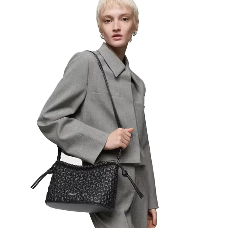 TOUS BOLSO BANDOLERA M. TOUS PUFFY BEAR NEGRO - TALLA ÚNICA