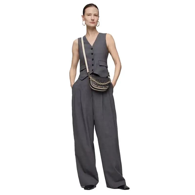 TOUS BOLSO MINI BAND MEDIALUNA KAOS ICON NEGRO-BEI - TALLA ÚNICA