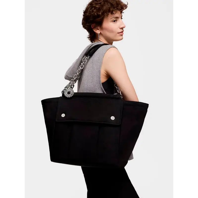 TOUS CAPAZO XL. TOUS JANE SOFT NEGRO - TALLA ÚNICA