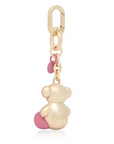 TOUS LLAVERO METAL BOLD BEAR ROSA OSC-DORADO - 1 - textil