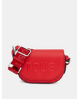 TOUS MINI BANDOLERA MEDIALUNA BRENDA ROJO - TALLA ÚNICA