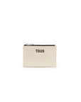 TOUS MONEDERO-TARJETERO NEW DORP BEIGE - TALLA ÚNICA