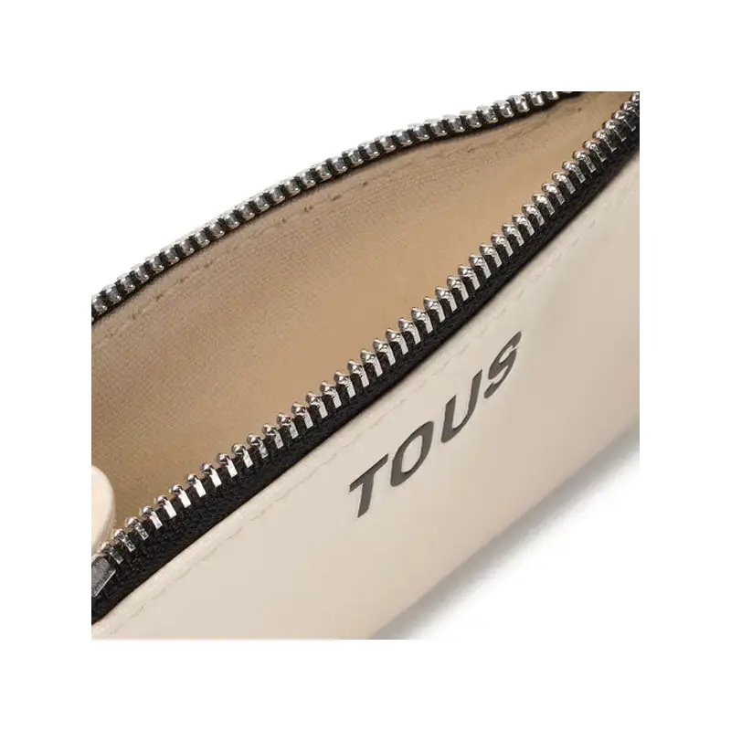 TOUS MONEDERO-TARJETERO NEW DORP BEIGE - TALLA ÚNICA