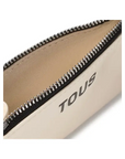 TOUS MONEDERO-TARJETERO NEW DORP BEIGE - TALLA ÚNICA