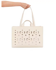 TOUS SHOPPER XL AMAYA T MANIFESTO CUT BEIGE - TALLA ÚNICA