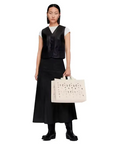 TOUS SHOPPER XL AMAYA T MANIFESTO CUT BEIGE - TALLA ÚNICA