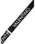 VALENTINO BAGS ASA LISA NEGRA Y BLANCA PARA BOLSO - TALLA ÚNICA