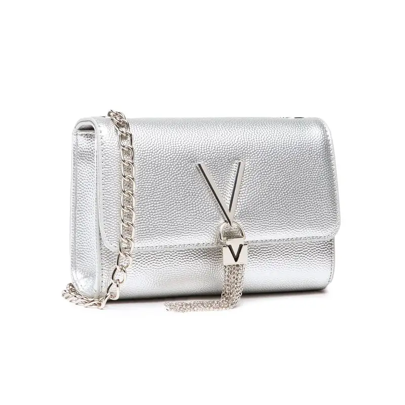 VALENTINO BAGS BANDOLERA DE CADENA DIVINA ARGENTO - TALLA ÚNICA