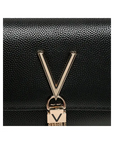 VALENTINO BAGS - BANDOLERA DE CADENA NEGRO/ORO - TALLA ÚNICA