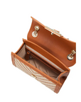 VALENTINO BAGS BANDOLERA TRIBECA NATURAL/MARRÓN - TALLA ÚNICA