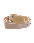 VALENTINO BAGS CINTURON BLOCK BEIGE/ORO