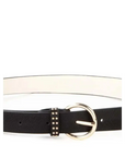 VALENTINO BAGS CINTURÓN NEGRO/ORO