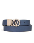 VALENTINO BAGS CINTURON ROOF AZUL/ORO