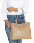 VALENTINO BAGS LIO BOLSO SHOPPING BEIGE - TALLA ÚNICA