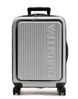 VALENTINO BAGS MALETA EXPLORER PLATEADA - TALLA ÚNICA