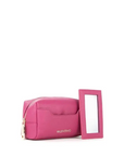 VALENTINO BAGS NECESER CON ESPEJO RING RE MALVA - TALLA ÚNICA