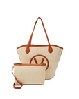 VALENTINO BAGS SHOPPER COVENT NATURAL/CUOIO - TALLA ÚNICA