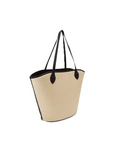 VALENTINO BAGS SHOPPER COVENT NATURAL/NEGRO - TALLA ÚNICA