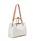 VALENTINO BAGS SHOPPING ALEXIA BLANCO/BEIGE - TALLA ÚNICA