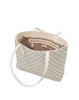 VALENTINO BAGS SHOPPING BARRIO ECRU/MULTI - TALLA ÚNICA