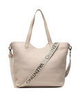 VALENTINO BAGS SHOPPING COURMAYEUR ECRU - TALLA ÚNICA
