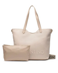 VALENTINO BAGS SHOPPING COURMAYEUR ECRU - TALLA ÚNICA