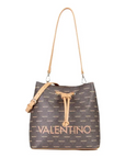 VALENTINO BOLSO BUCKET LIUTO TAN/MULTI - TALLA ÚNICA