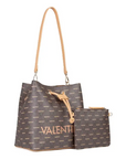 VALENTINO BOLSO BUCKET LIUTO TAN/MULTI - TALLA ÚNICA