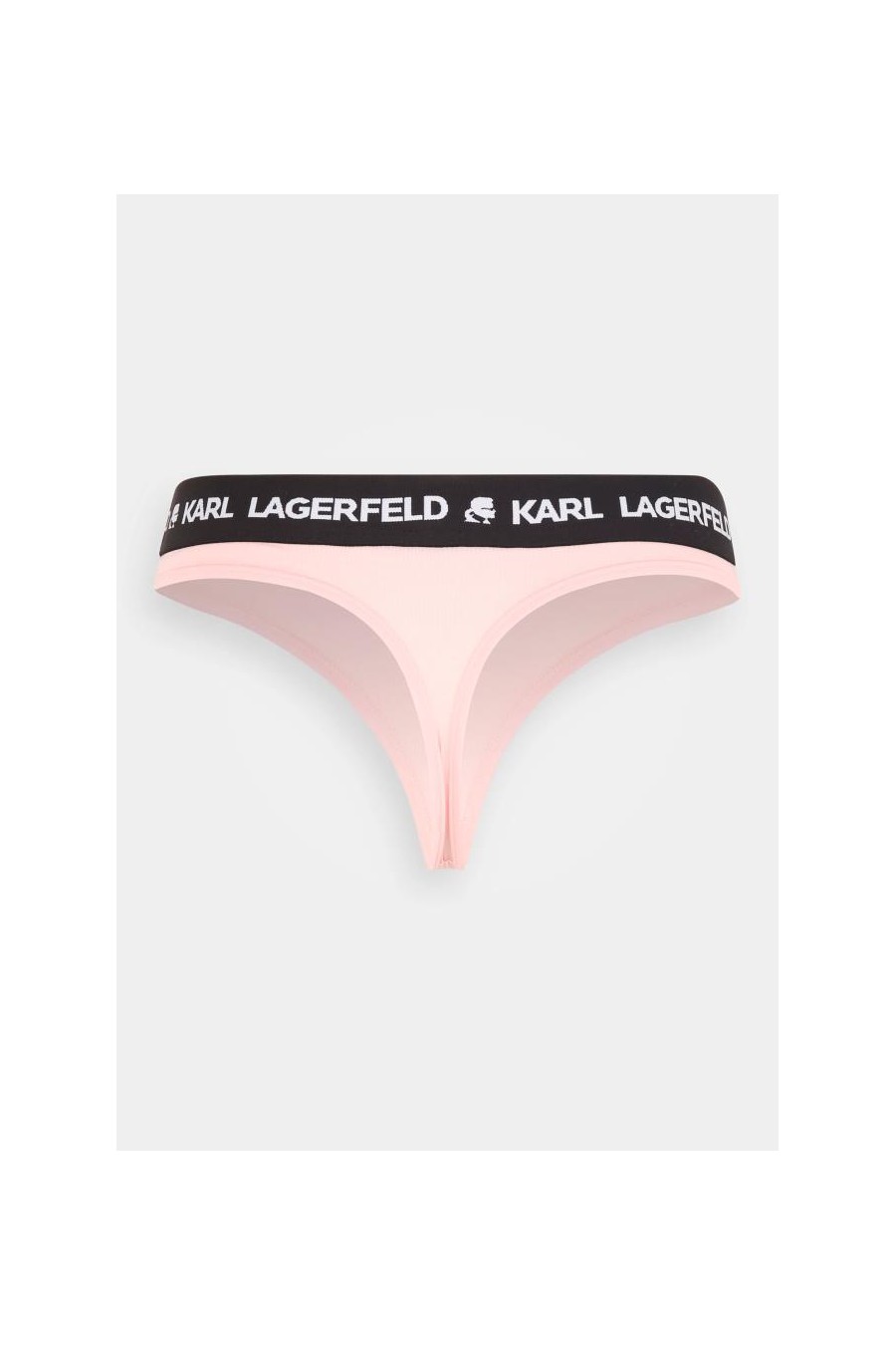 KARL LAGERFELD LOGO THONG PINK 