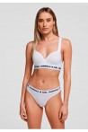 KARL LAGERFELD SET PACK THONG LOGO WHITE 