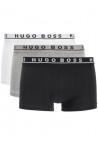 HUGO BOSS TRUNK 3P BLACK  WHITE  GREY