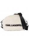 KARL LAGERFELD X CARA CROSSBODY WHITE 