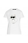 KARL LAGERFELD IKONIK 2 0 CHOUPETTE T-SHIRT WHITE