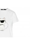 KARL LAGERFELD IKONIK 2 0 CHOUPETTE T-SHIRT WHITE