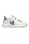 KARL LAGERFELD KAPRI MONOGRAM STONES LO WHITE