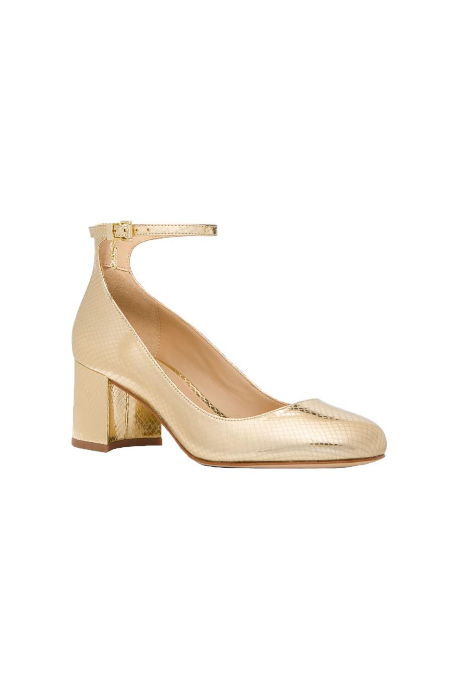 MICHAEL KORS PERLA PUMP PALE GOLD 