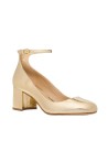 MICHAEL KORS PERLA PUMP PALE GOLD 