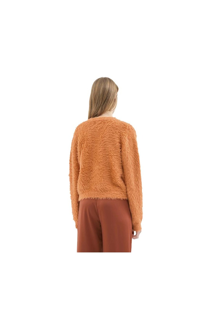 COMPAÑÍA FANTÁSTICA CARDIGAN DE PUNTO NARANJA