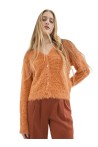 COMPAÑÍA FANTÁSTICA CARDIGAN DE PUNTO NARANJA