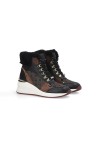 LIU JO MID SNEAKER ALYSSA BLACK/BROWN