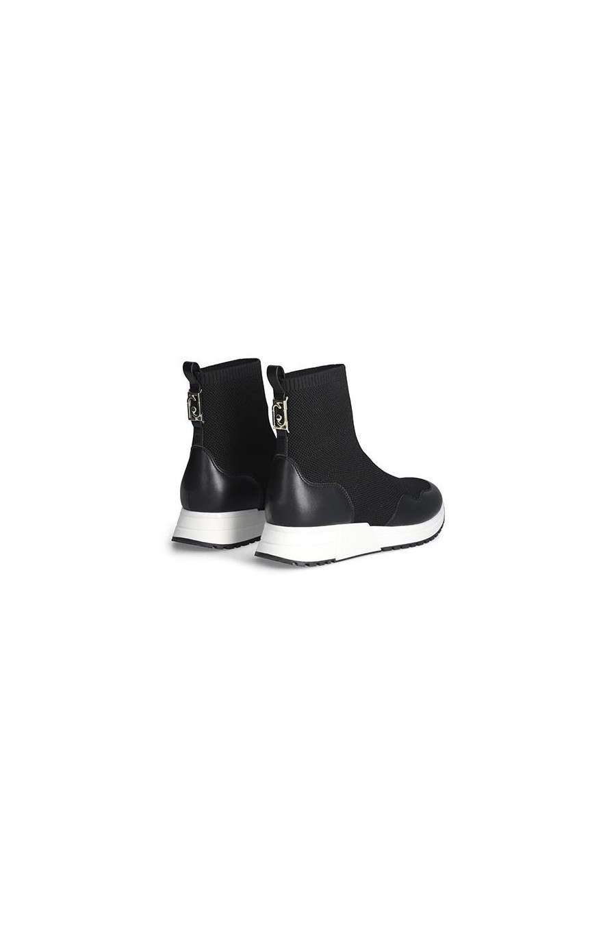 LIU JO JOHANNA MID SNEAKER LUREX BLACK