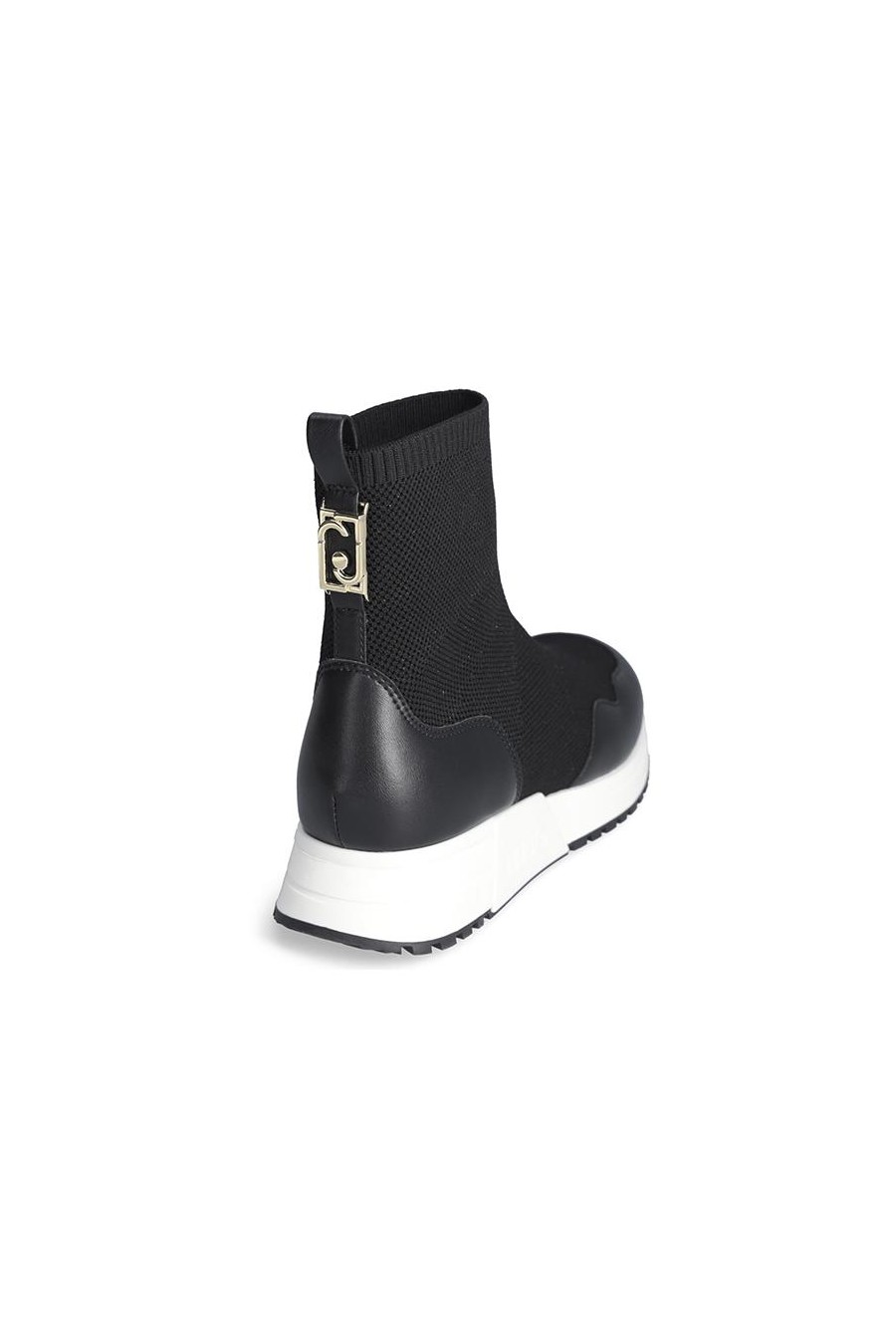 LIU JO JOHANNA MID SNEAKER LUREX BLACK