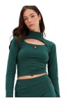 ELLESSE CAMISETA CROP LEILAH VERDE