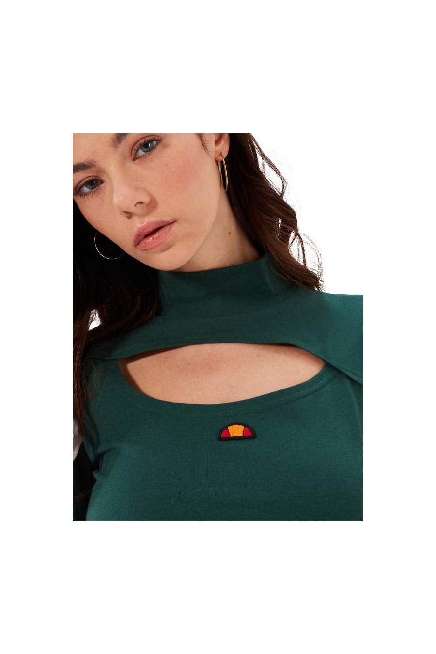 ELLESSE CAMISETA CROP LEILAH VERDE