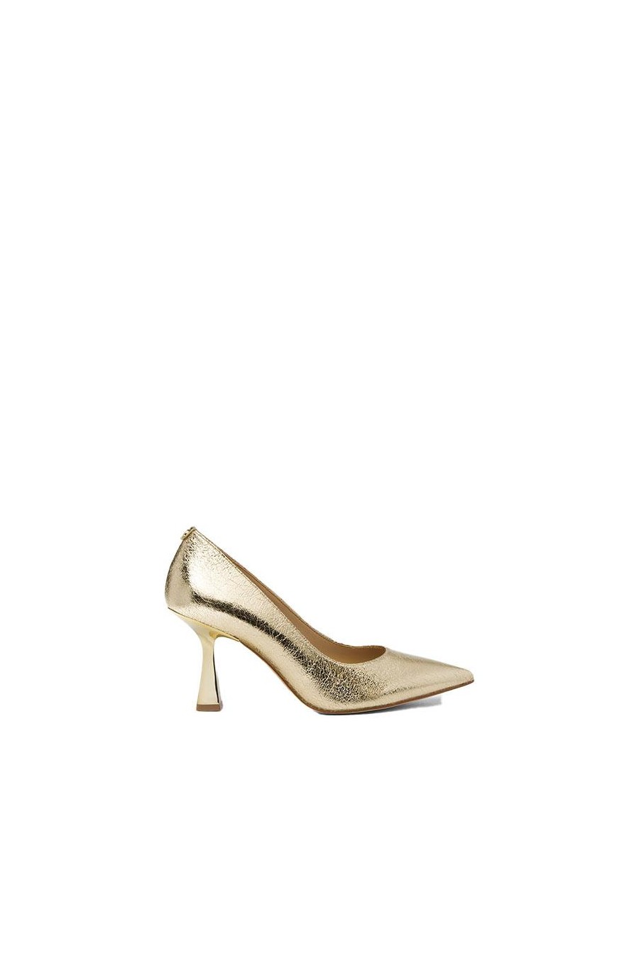 MICHAEL KORS CLARA MID PUMP PALE GOLD 